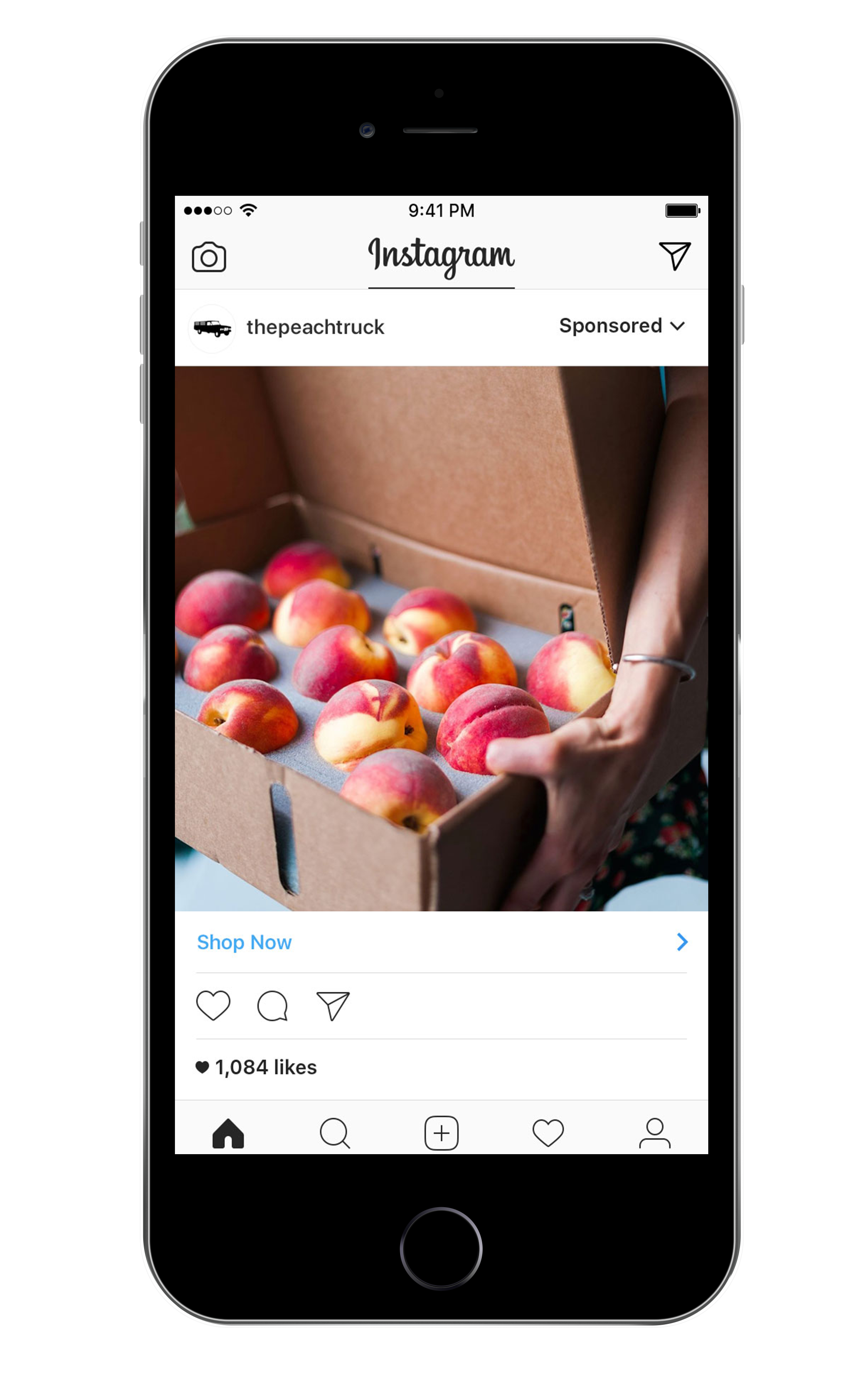 Publicité photo instagram
